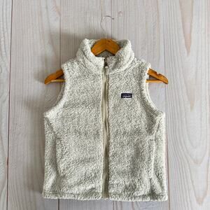 Patagonia Los Gatos Kids Girls Size Large 12 Sherpa Fleece Fuzzy Vest